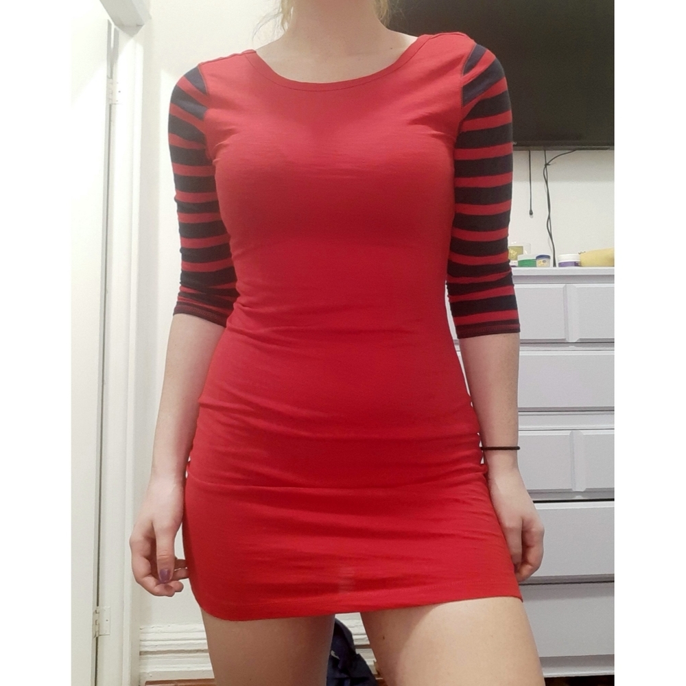 New Express Red Mini Dress